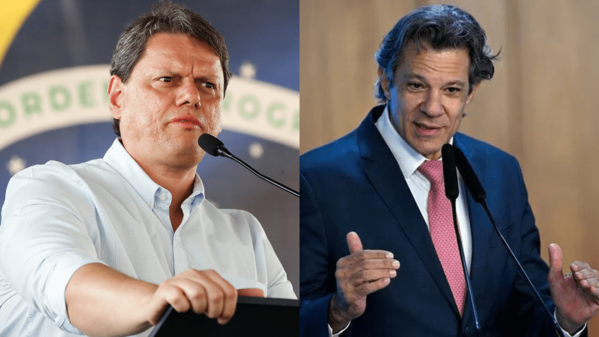 Não escolho adversário, diz Tarcísio sobre candidatura de Haddad em SP