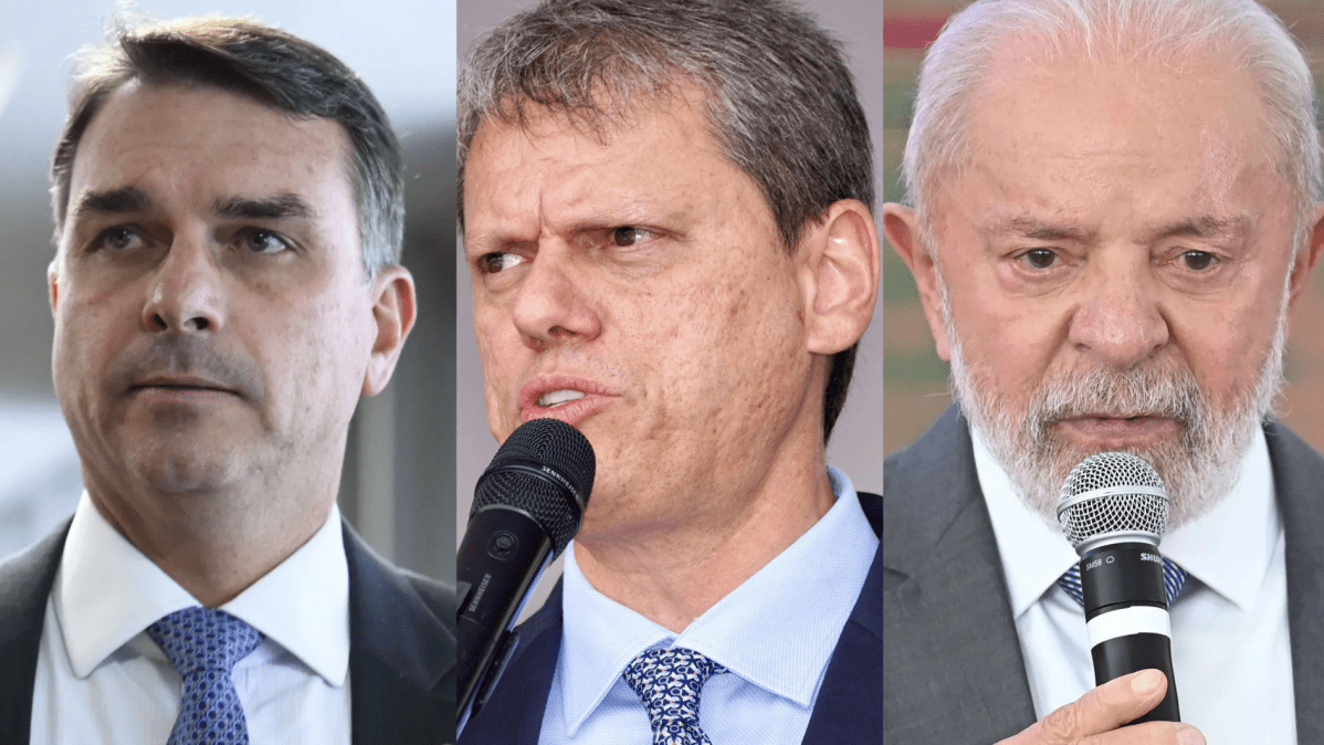 Tarcísio rechaça 3ª via: “É Lula e Flávio”