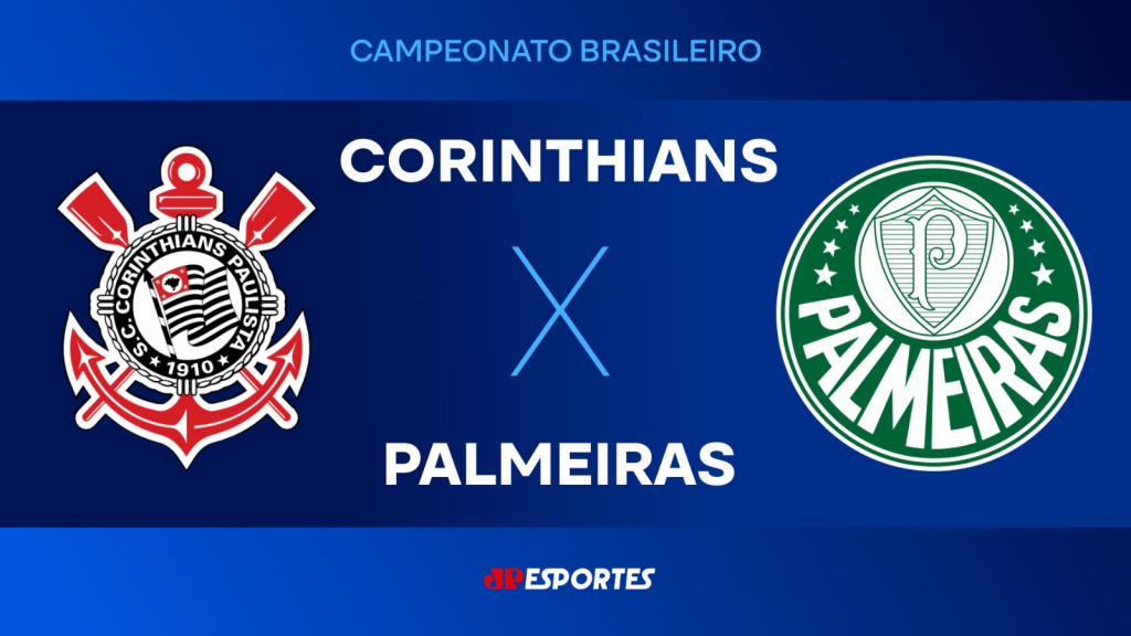 Corinthians x Palmeiras: confira a transmissão da Jovem Pan ao vivo