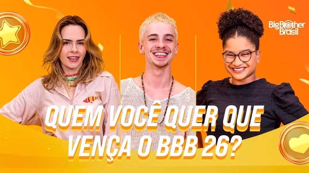 Quem deve vencer o BBB 26: Ana Paula Renault, Juliano Floss ou Milena?