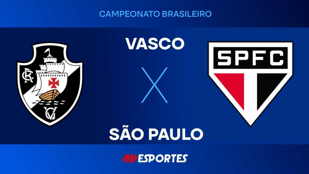 Vasco x São Paulo: assista à transmissão da Jovem Pan ao vivo