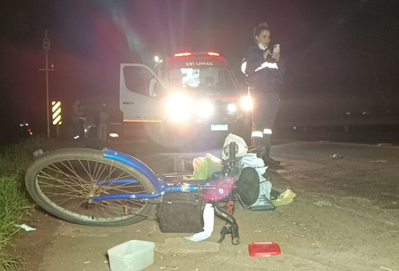 Ciclista morre após atropelamento na BR-463 entre Dourados e Ponta Porã