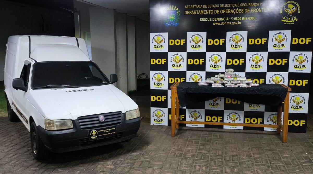DOF prende casal com haxixe marroquino escondido em pneus de veículo