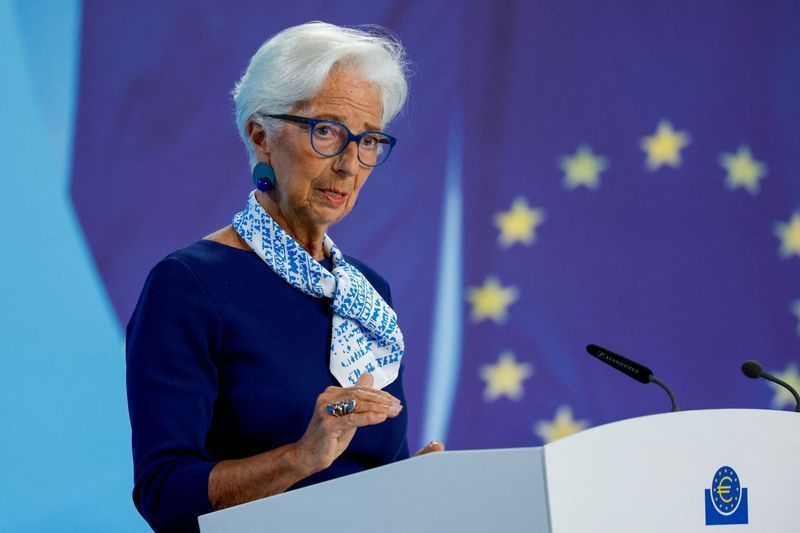 BCE: Pressão inflacionária ligada à guerra influenciou juros, diz Lagarde