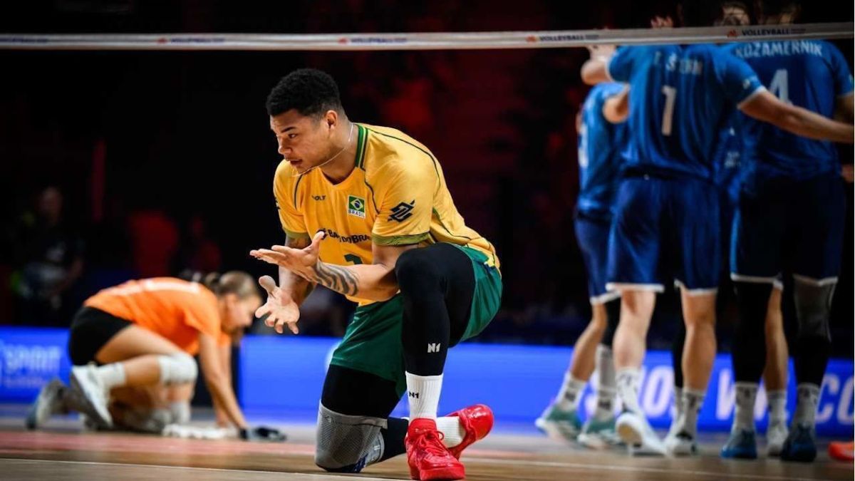 Brasil é dominado pela Eslovênia e amarga terceira derrota seguida na VNL