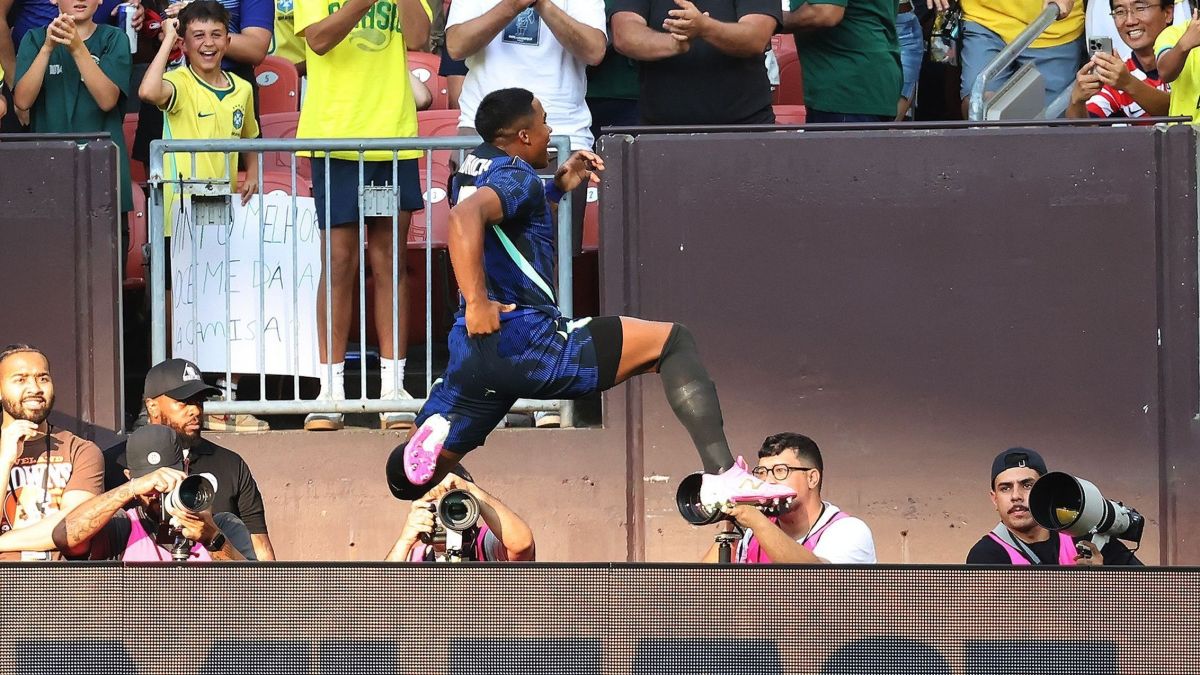 Brasil x Egito: veja gol de Endrick em amistoso pré-Copa