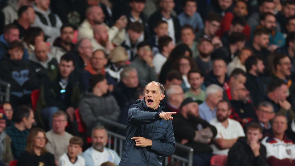 Thomas Tuchel e goleiro Pickford tem discussão em jogo da Inglaterra