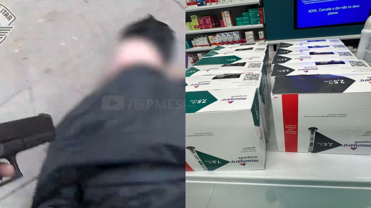 Vídeo: homem é preso logo depois de assaltar farmácia nos Jardins