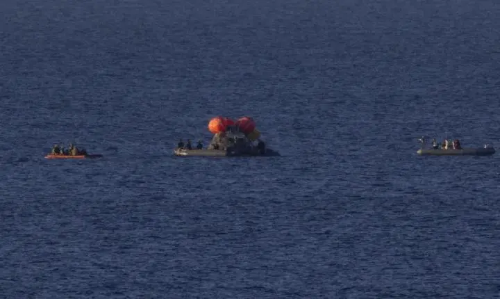 Artemis II: astronautas estão em navio de recuperação; veja próximos passos