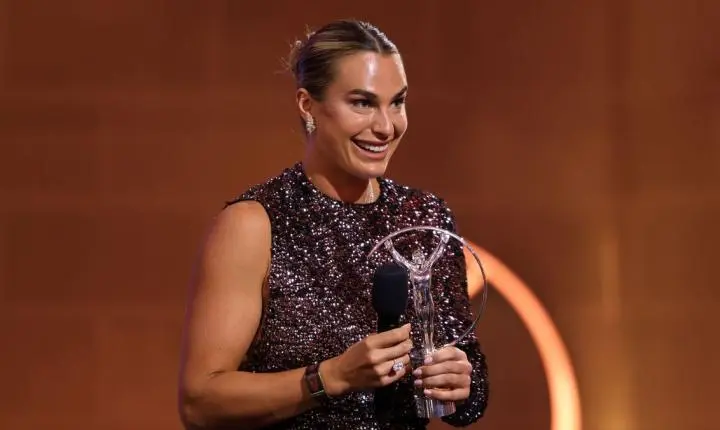 Aryna Salabenka vence como Melhor Atleta Feminina do Ano no Prêmio Laureus