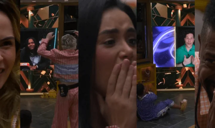 BBB 26: Top 5 se emociona ao receber recados de artistas; veja a reação