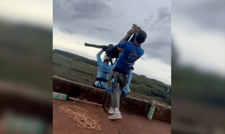 Funcionário tirou câmera de morta em rope jump após queda, diz testemunha
