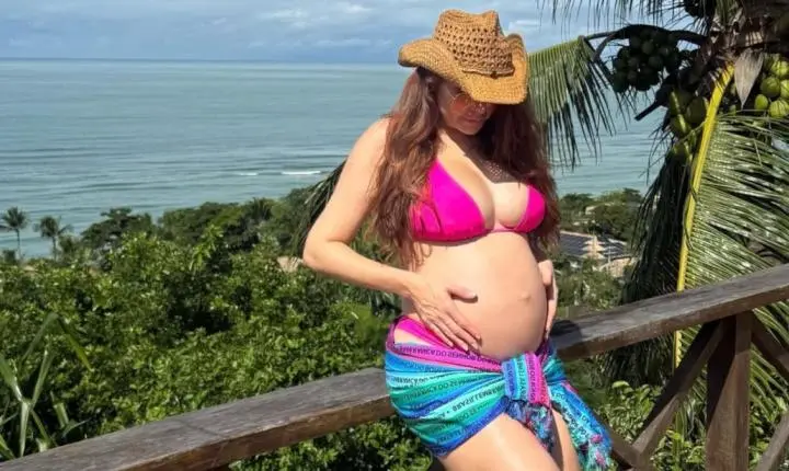 Nasce Helena, filha da ex-BBB Amanda Gontijo; veja 1ª foto