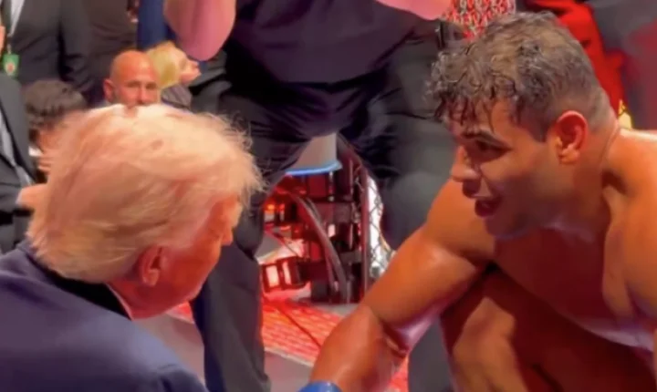 Trump elogia Borrachinha no UFC 327: “Você é bonito, poderia ser modelo”