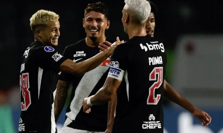 Vasco vence e vai à liderança do Grupo G da Copa Sul-Americana