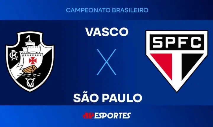 Vasco x São Paulo: assista à transmissão da Jovem Pan ao vivo