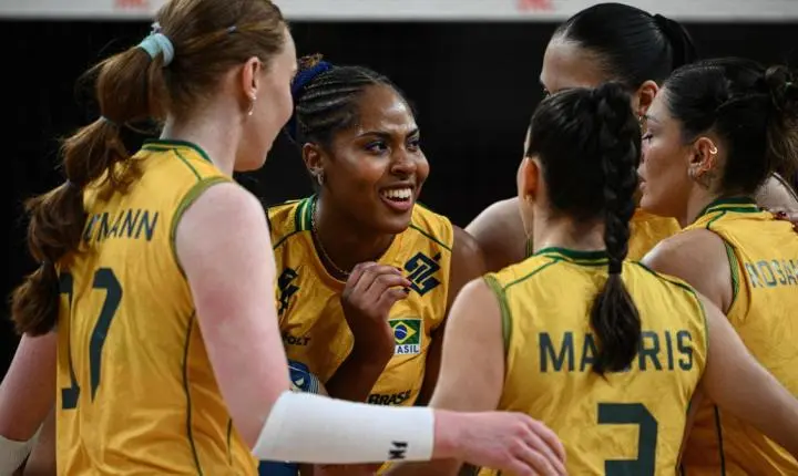 Vôlei: Brasil vai bem, vence China e segue invicto na Liga das Nações